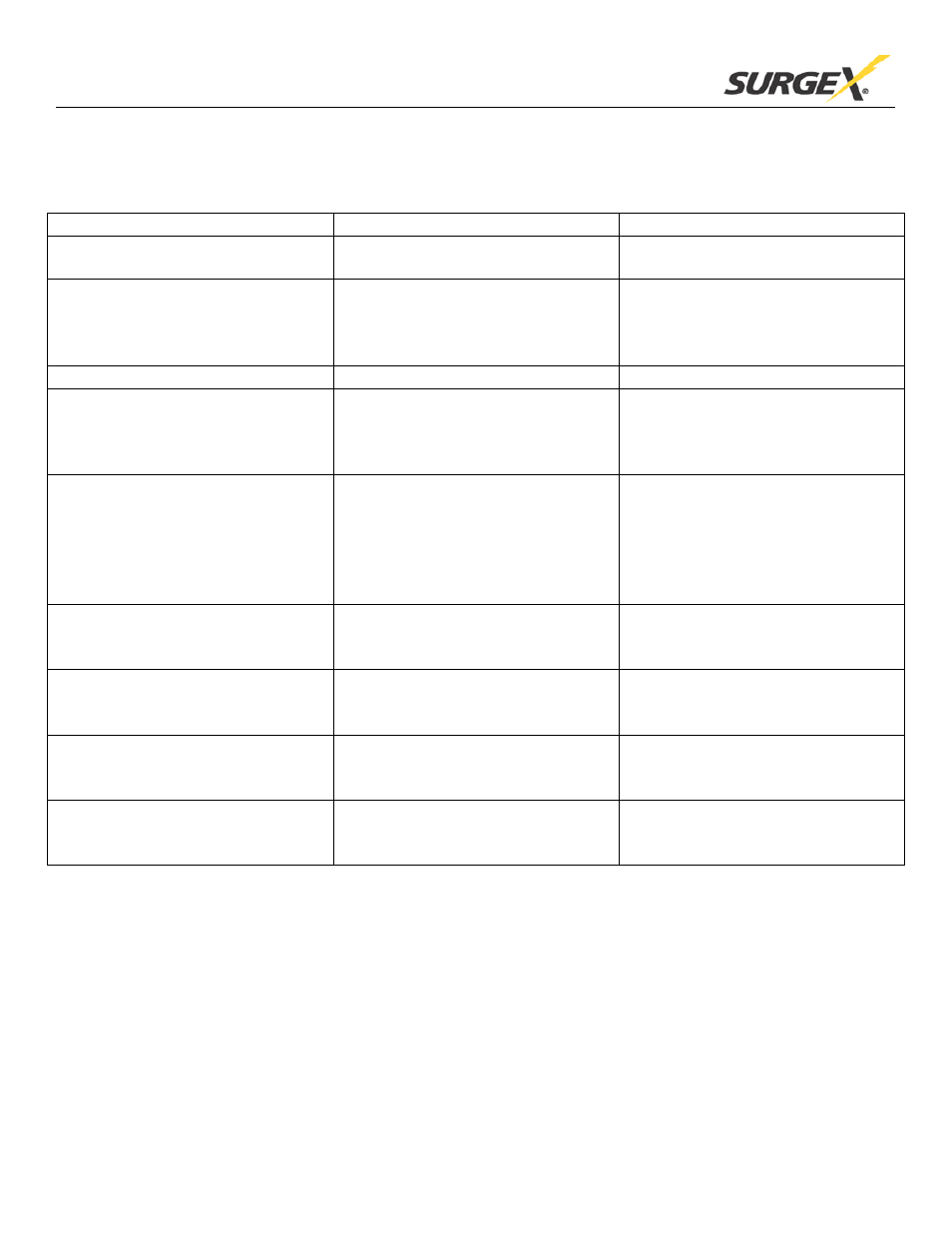 SurgeX SU-1000Li User Manual | Page 6 / 9