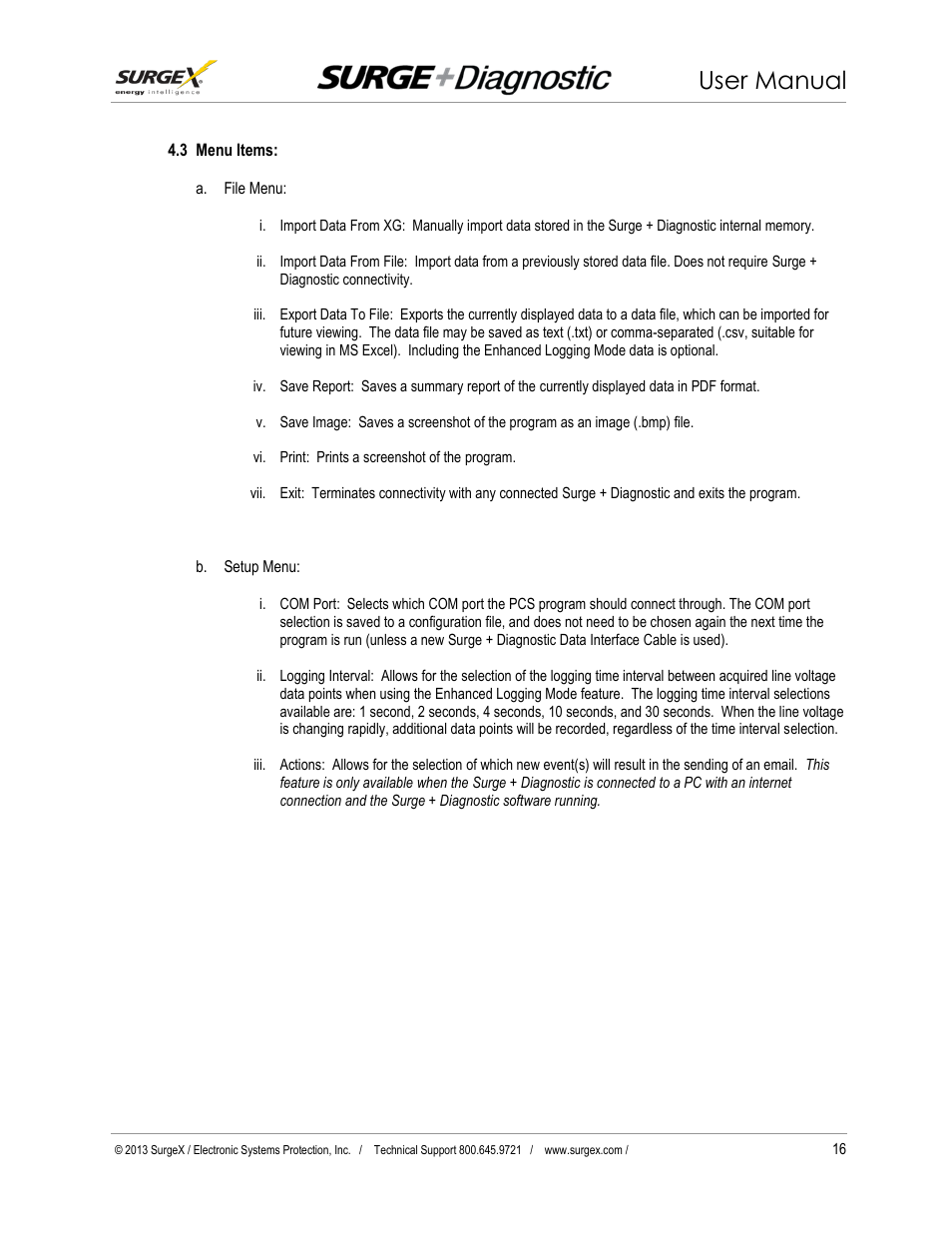 User manual | SurgeX Defender Series Surge + Diagnostic User Manual | Page 17 / 27