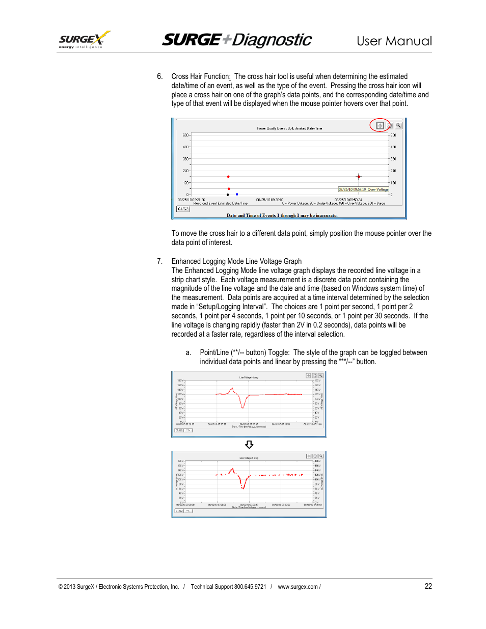 User manual | SurgeX Defender Series Surge + Diagnostic User Manual | Page 23 / 27