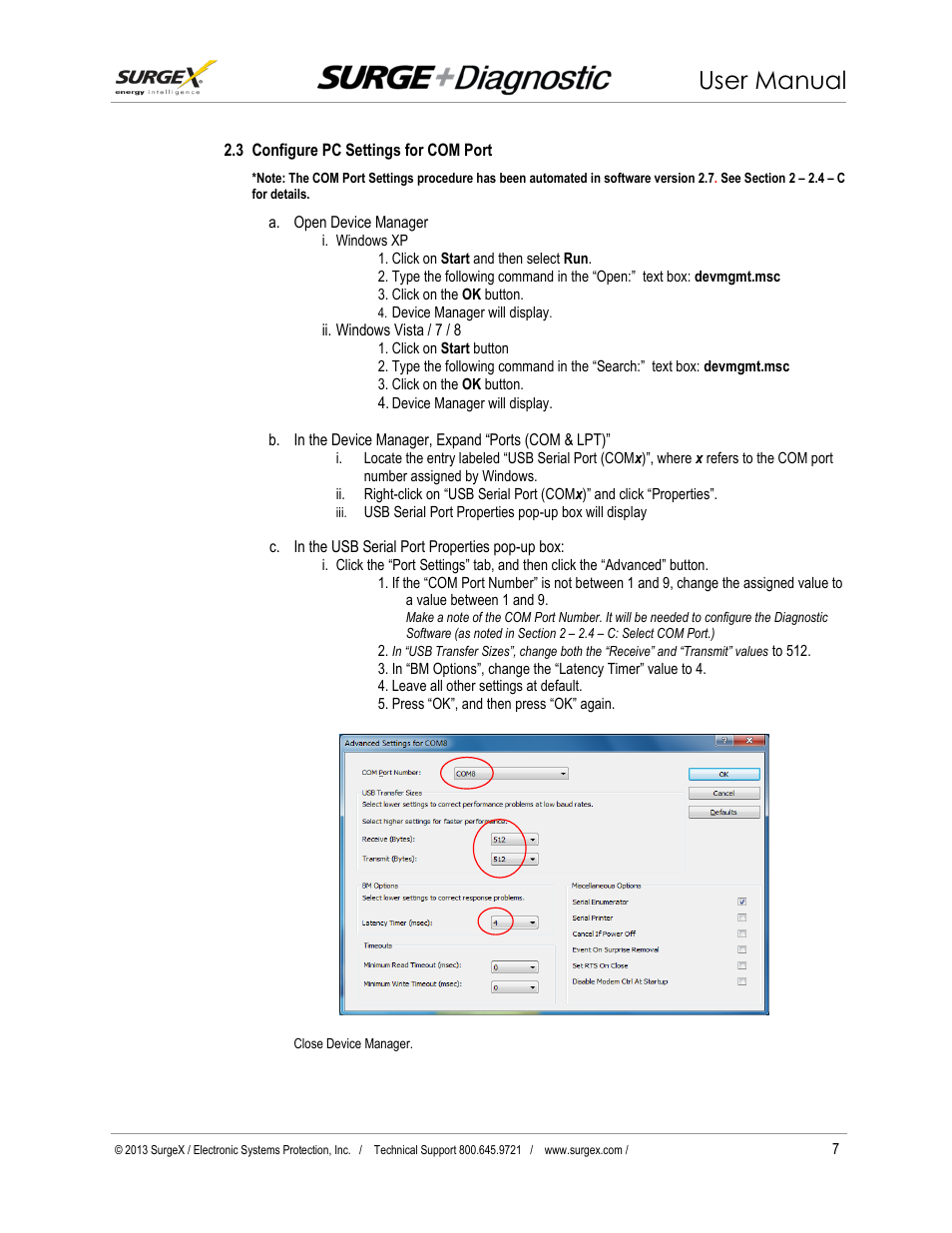 User manual | SurgeX Defender Series Surge + Diagnostic User Manual | Page 8 / 27