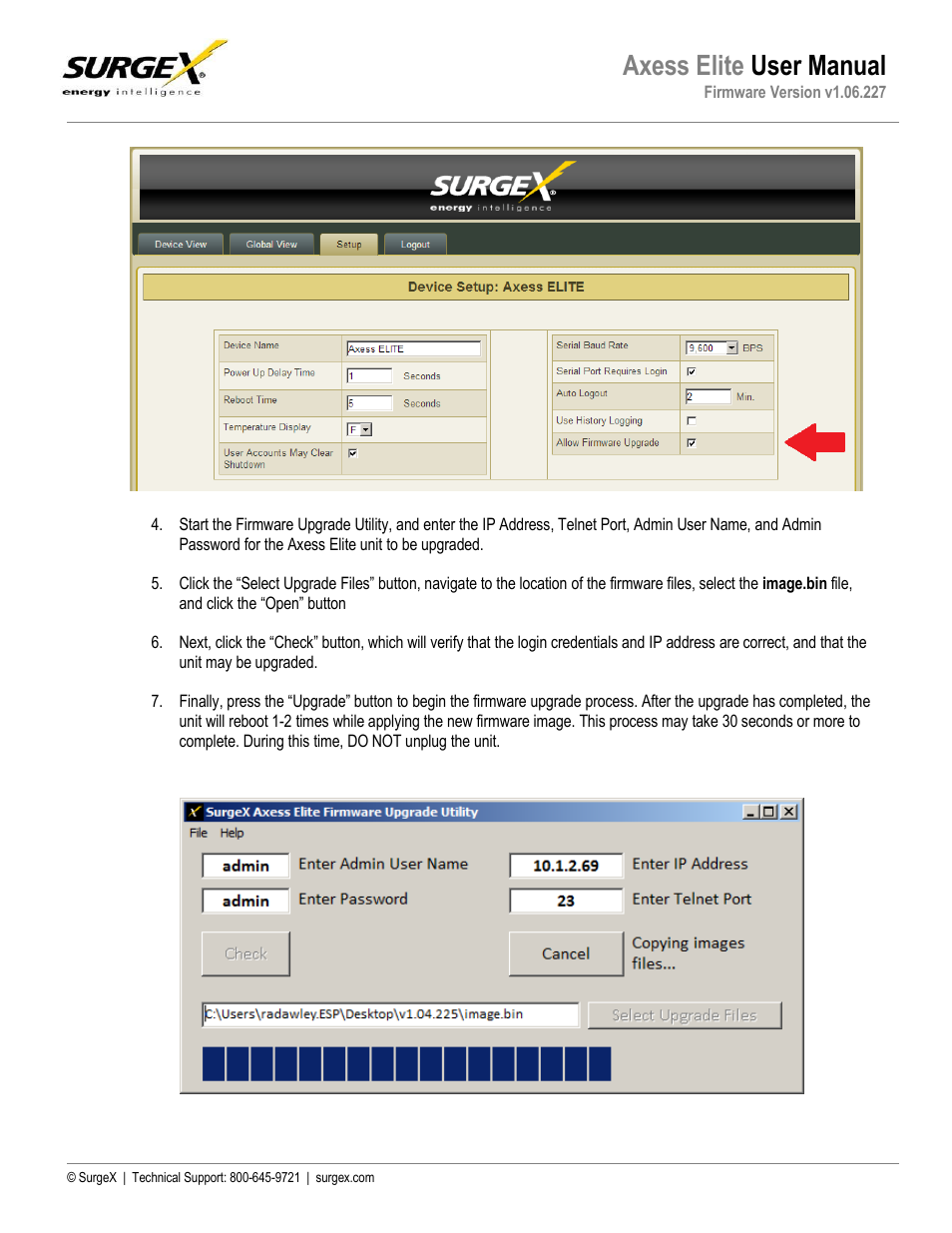 Axess elite user manual | SurgeX SX-AX20E User Manual | Page 34 / 36