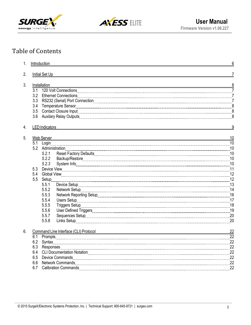 SurgeX SX-AX20E User Manual | Page 4 / 36