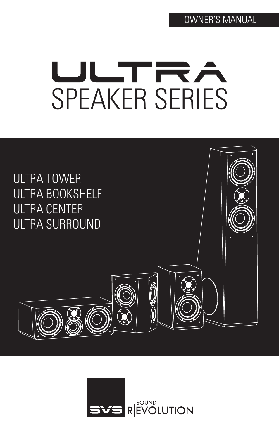 SVS Ultra Speakers User Manual | 17 pages