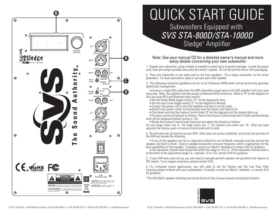 SVS SB13-Plus User Manual | 1 page