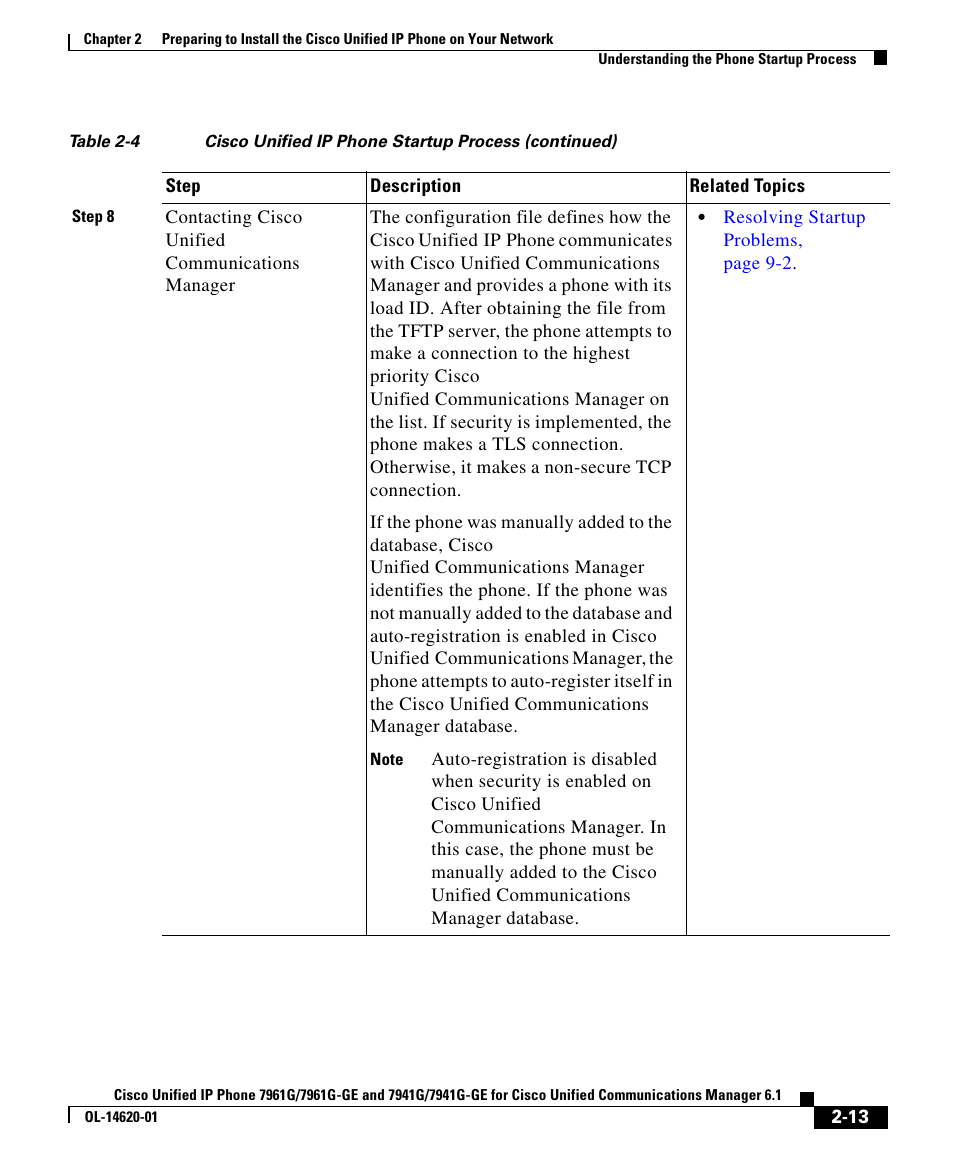 Cisco IP Phone 7961G-GE User Manual | Page 13 / 22