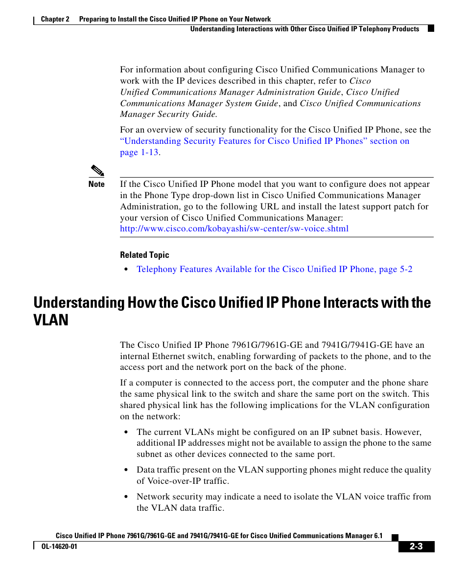 Cisco IP Phone 7961G-GE User Manual | Page 3 / 22