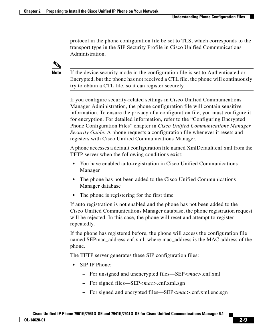 Cisco IP Phone 7961G-GE User Manual | Page 9 / 22