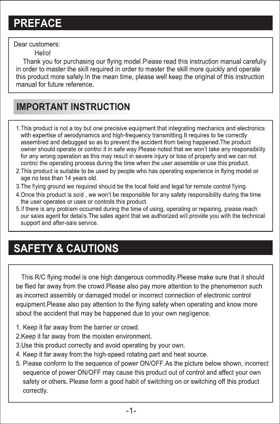 Syma Toys F4 User Manual | Page 2 / 8