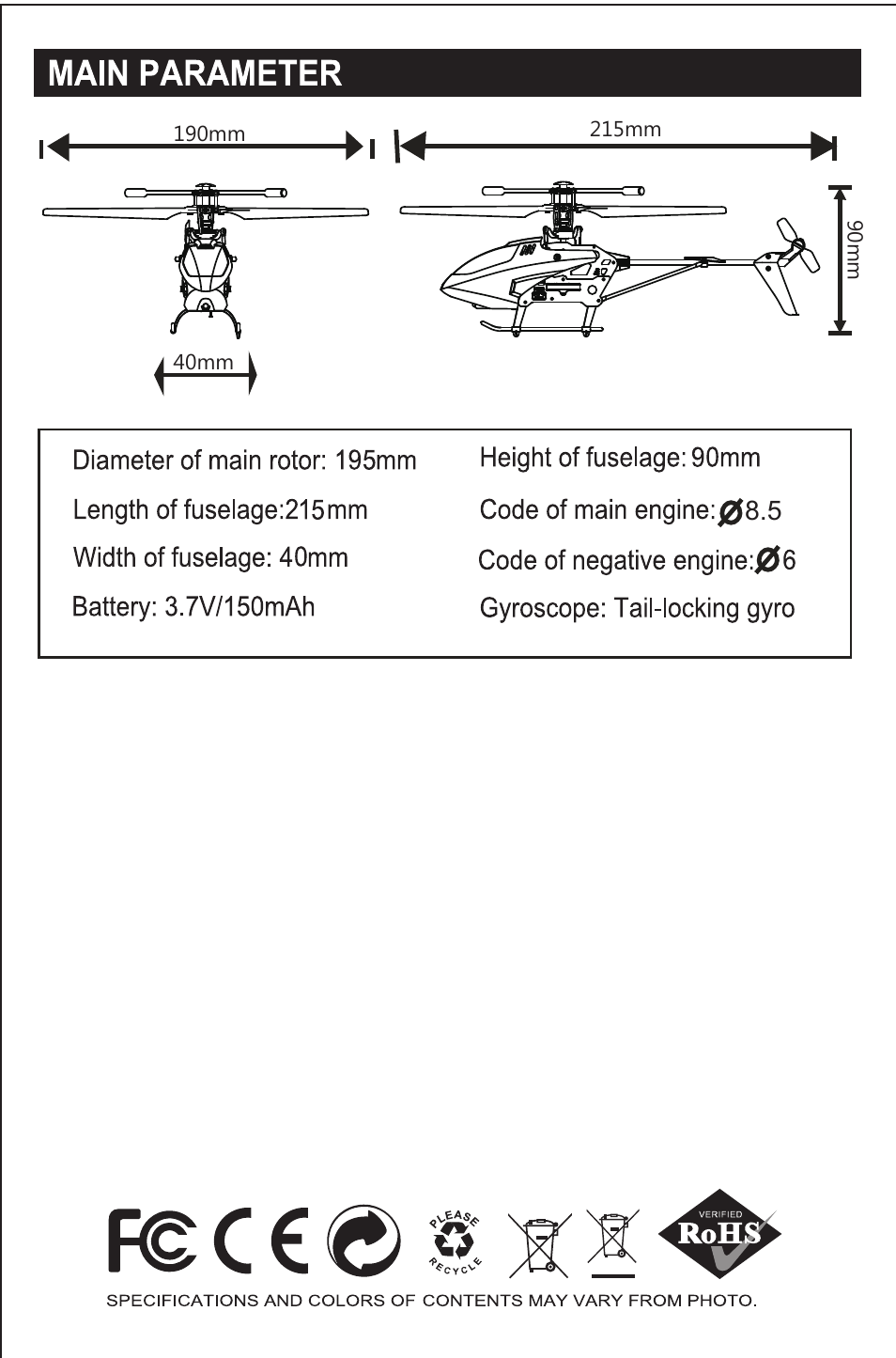 Syma Toys F4 User Manual | Page 8 / 8