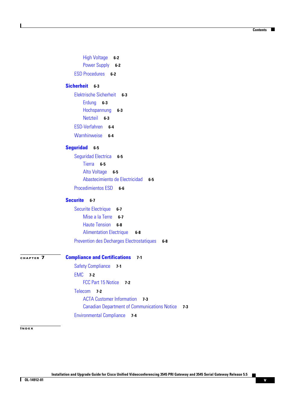 Cisco 545 Serial User Manual | Page 5 / 74