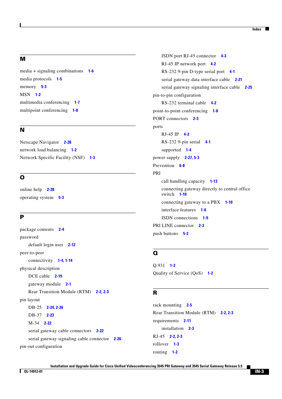 Cisco 545 Serial User Manual | Page 73 / 74