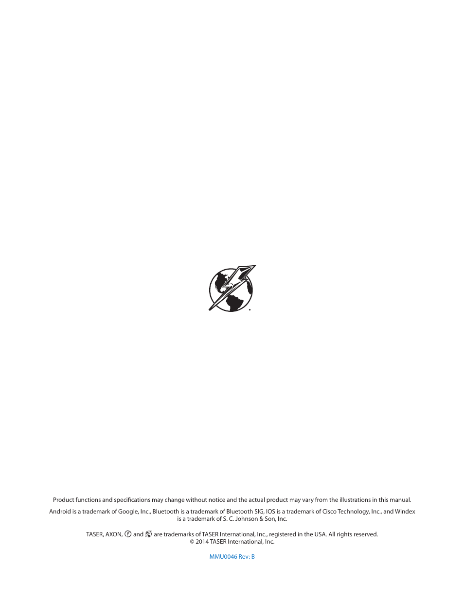 Taser Axon-Body User Manual | Page 15 / 15