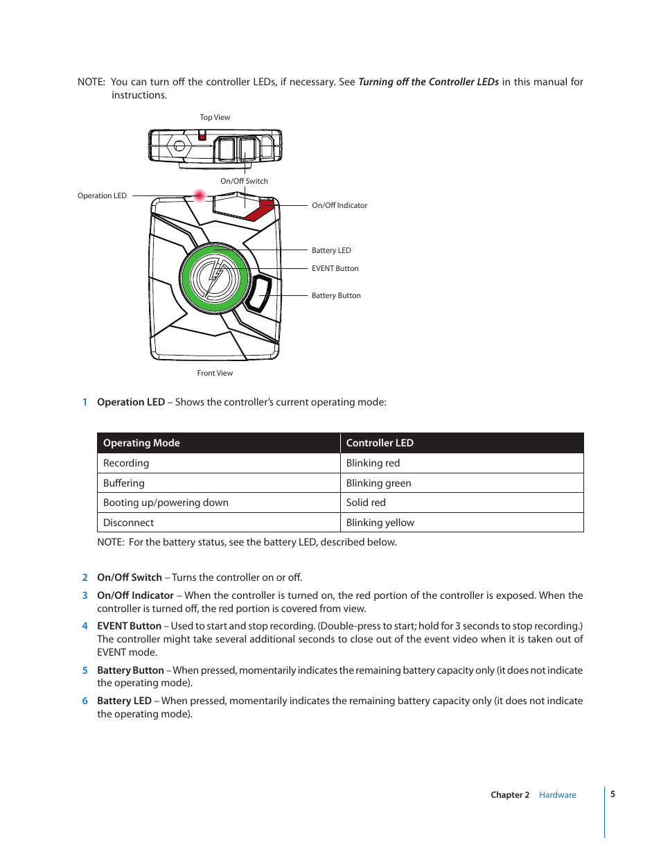 Taser Axon-Flex User Manual | Page 5 / 19