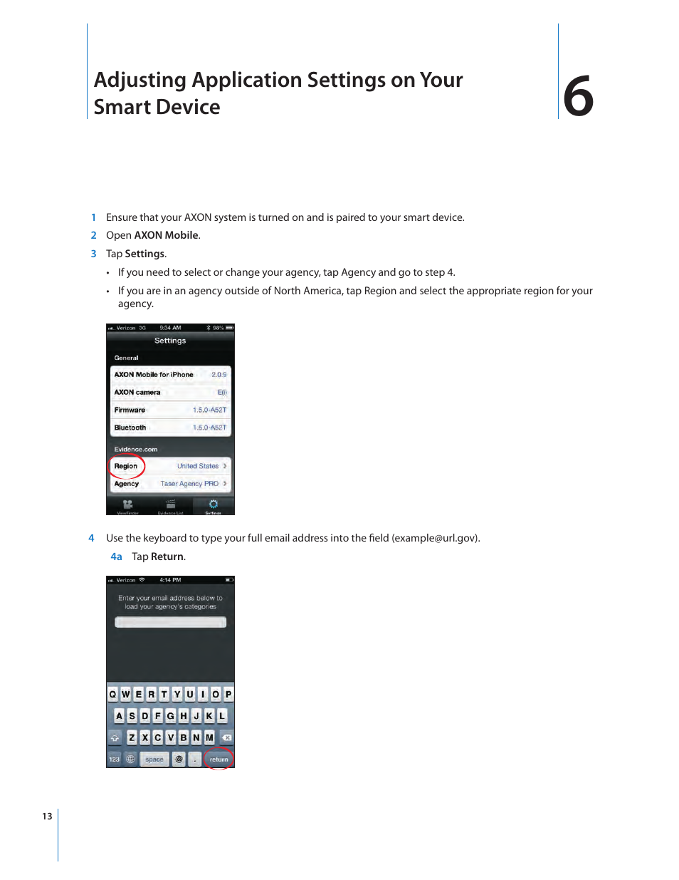 Taser Axon-Mobile User Manual | Page 13 / 19