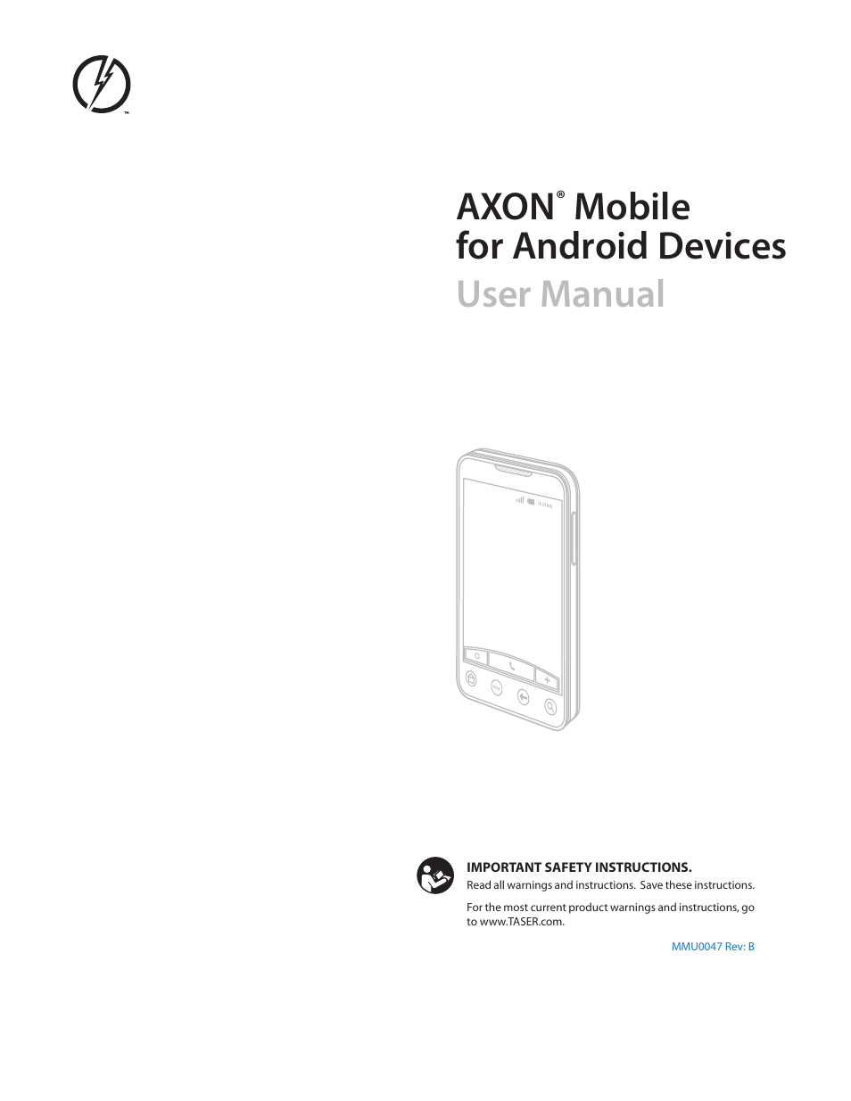 Taser Axon-Mobile User Manual | 28 pages