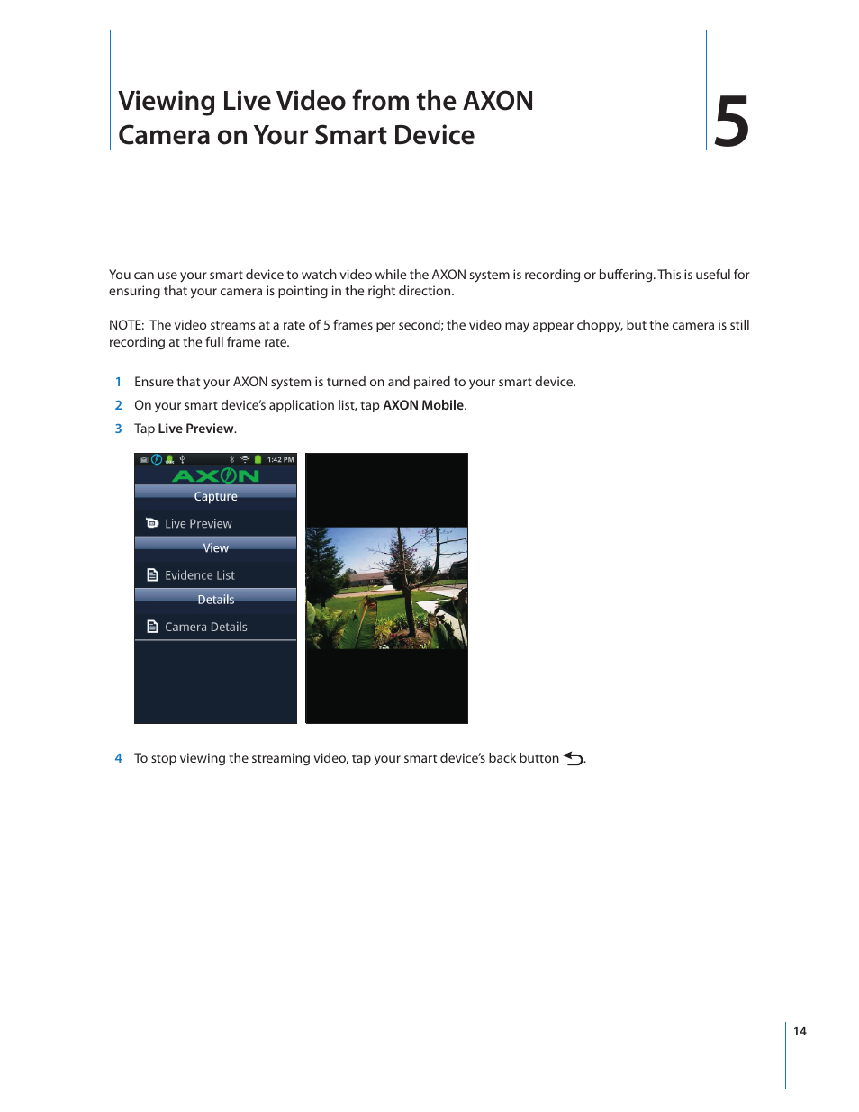 Taser Axon-Mobile User Manual | Page 14 / 28