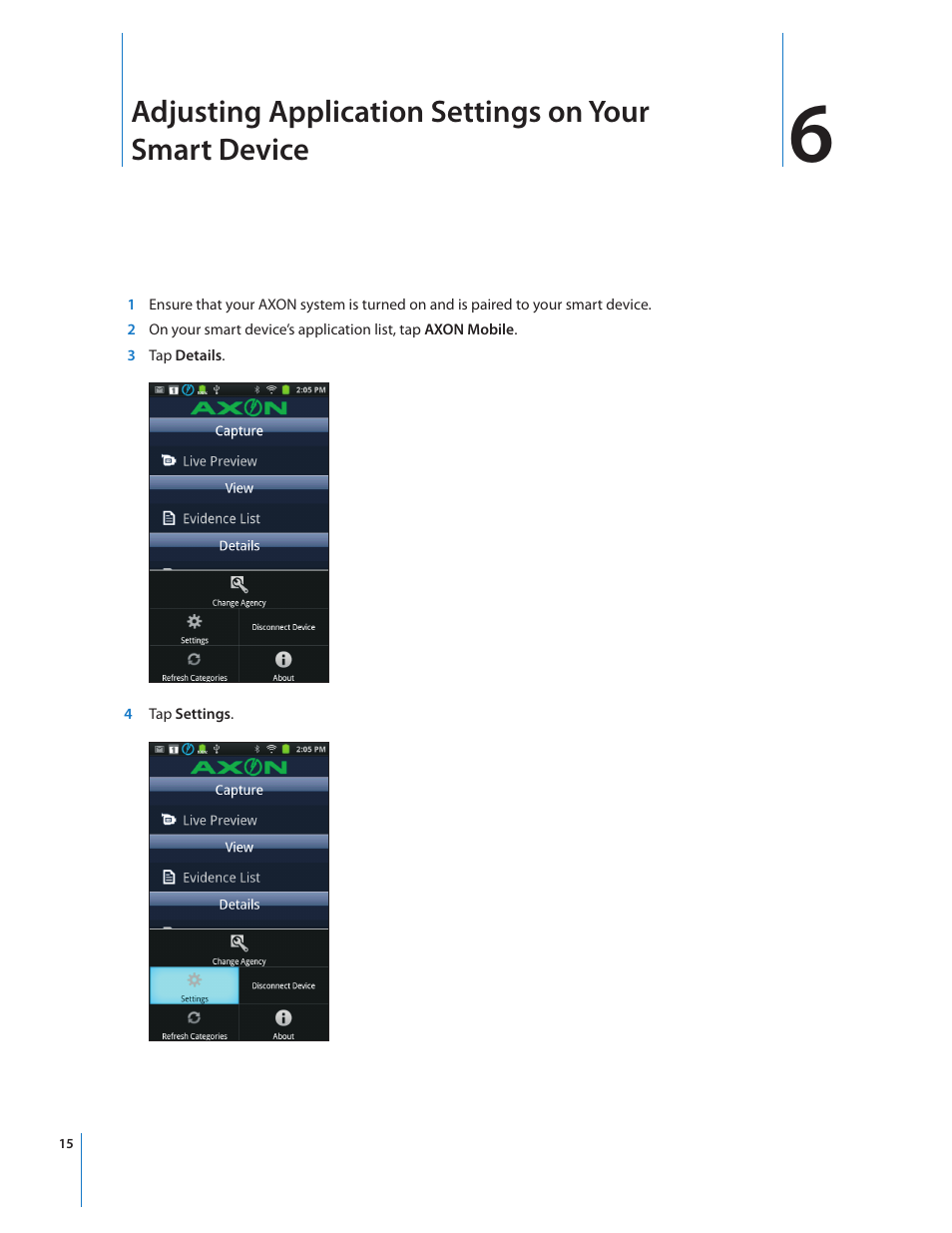 Taser Axon-Mobile User Manual | Page 15 / 28