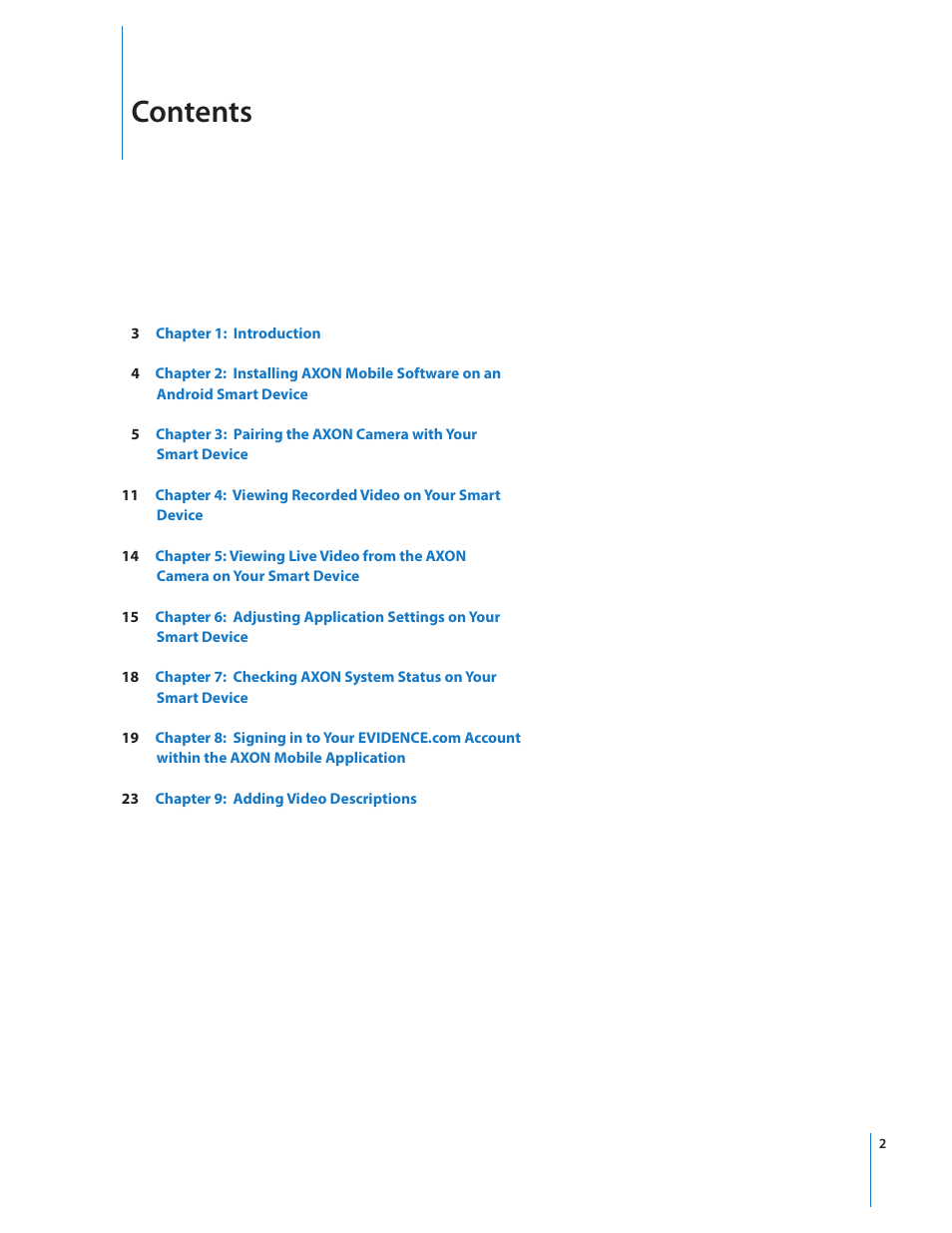 Taser Axon-Mobile User Manual | Page 2 / 28