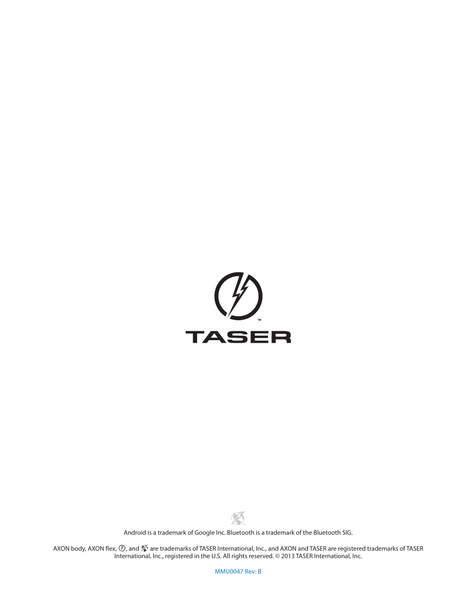 Taser Axon-Mobile User Manual | Page 28 / 28