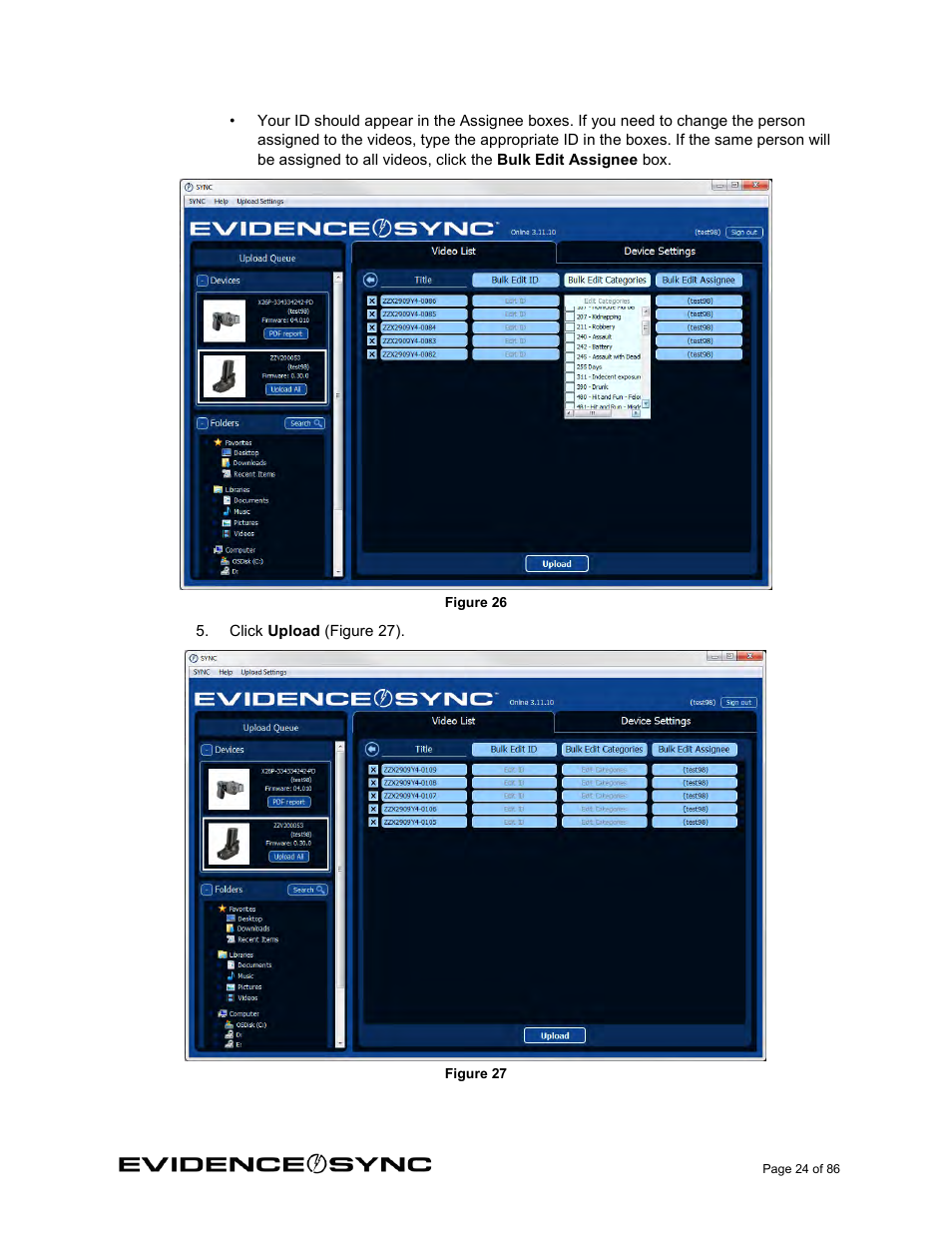 Figure 26) | Taser Evidence-Sync User Manual | Page 24 / 86