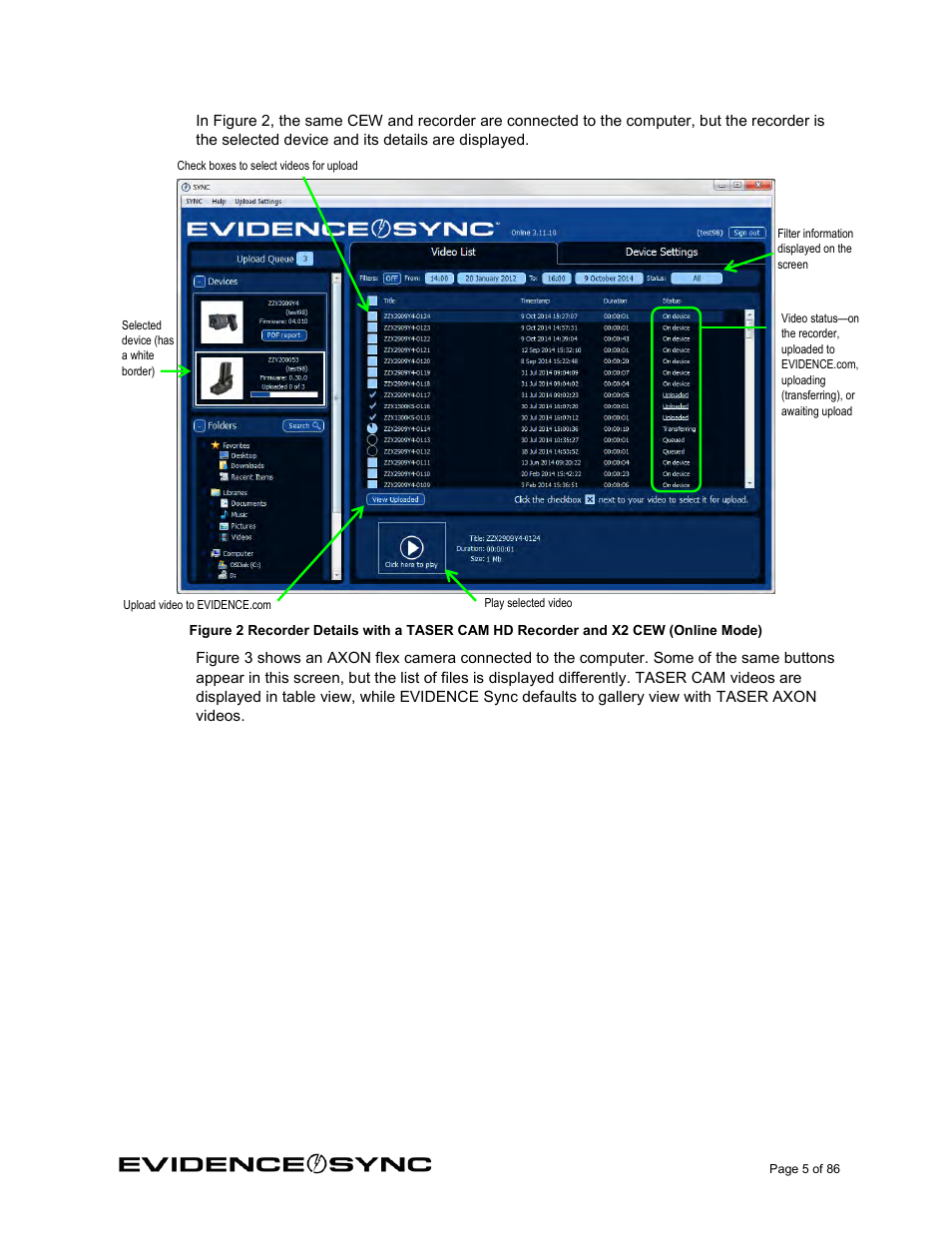 Taser Evidence-Sync User Manual | Page 5 / 86
