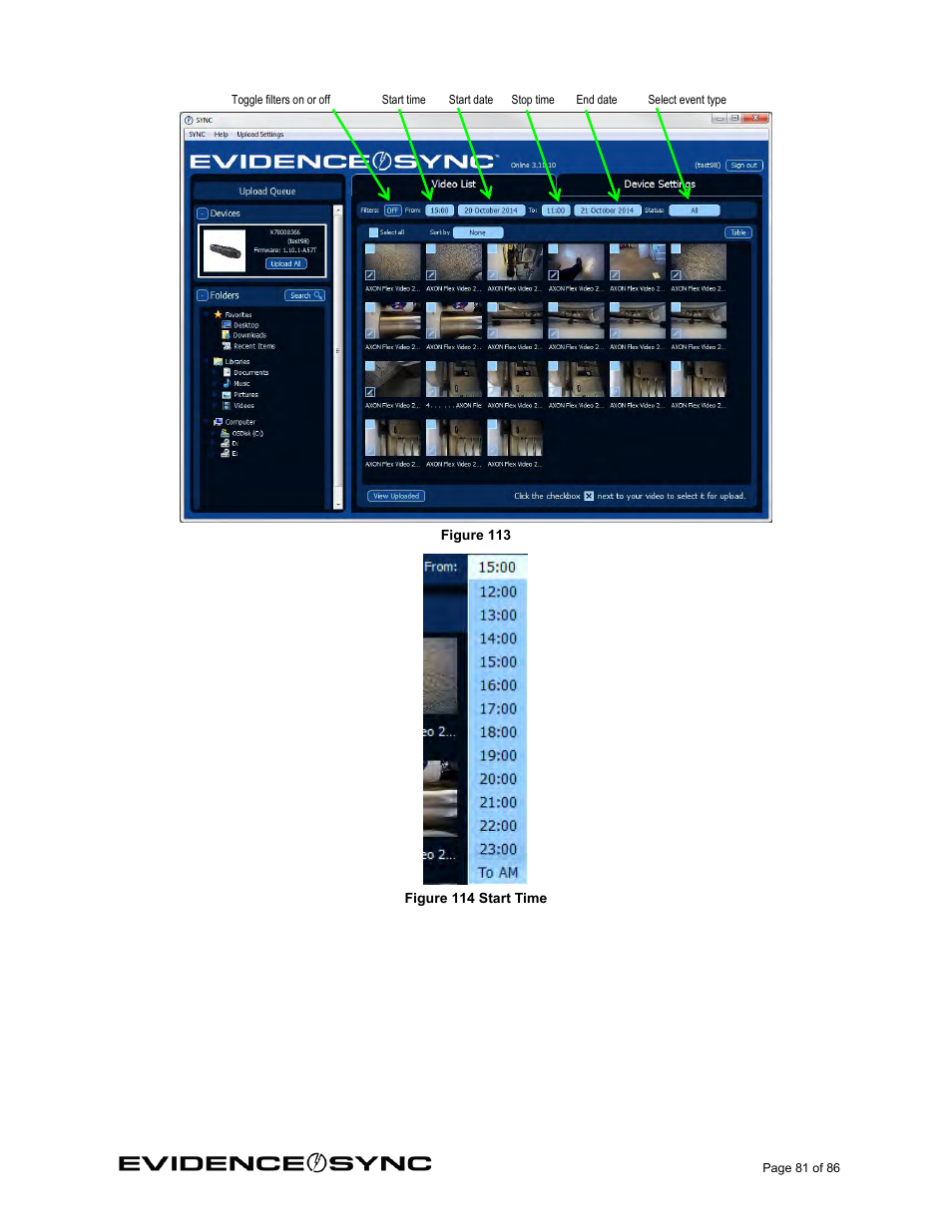 Taser Evidence-Sync User Manual | Page 81 / 86