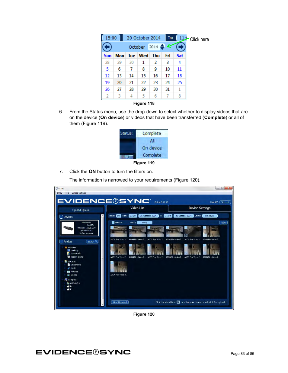 Taser Evidence-Sync User Manual | Page 83 / 86