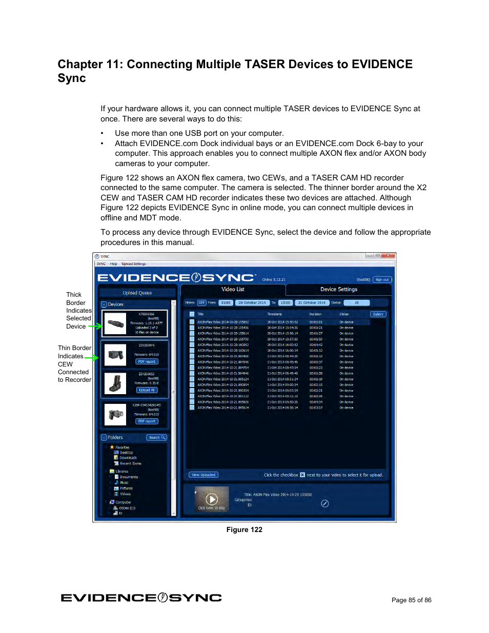 Taser Evidence-Sync User Manual | Page 85 / 86