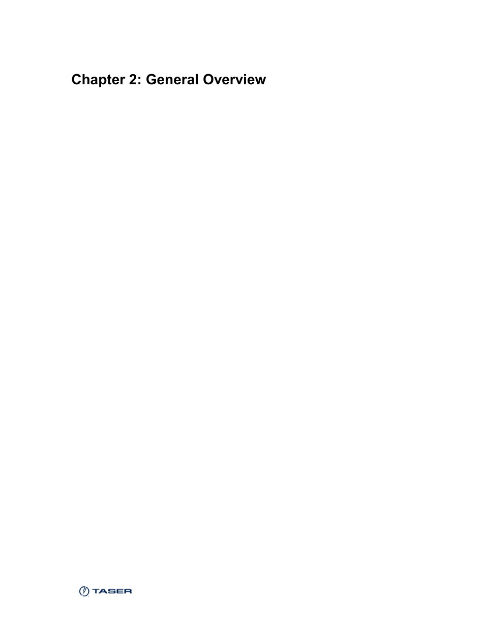 Chapter 2: general overview, Taser cam hd general features, Automatic shut-down taser cam hd recorder | Taser CAM-HD User Manual | Page 9 / 48