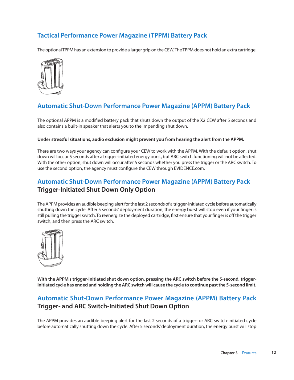 Taser X2 User Manual | Page 12 / 55