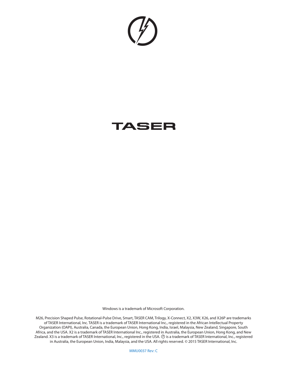 Taser X2 User Manual | Page 55 / 55