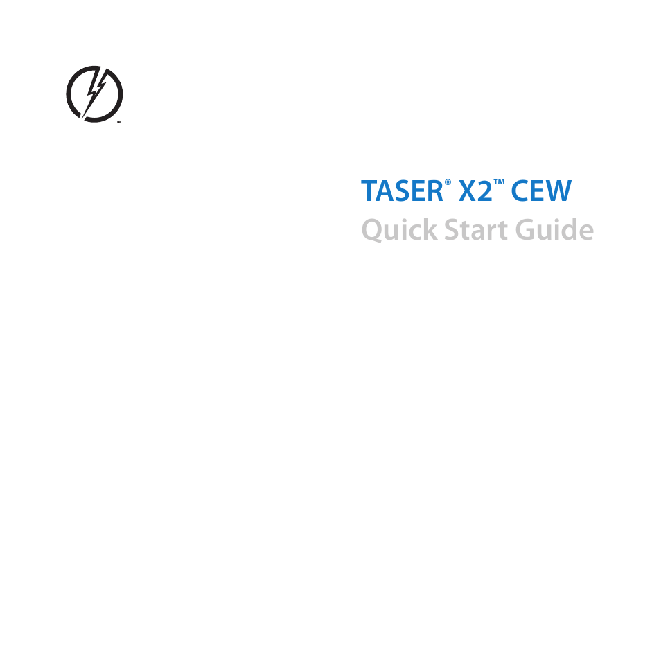 Taser X2 User Manual | 18 pages