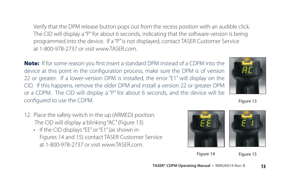 Taser X26 User Manual | Page 13 / 22