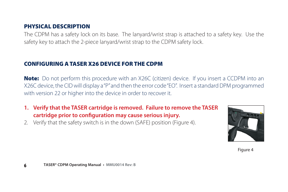 Taser X26 User Manual | Page 6 / 22