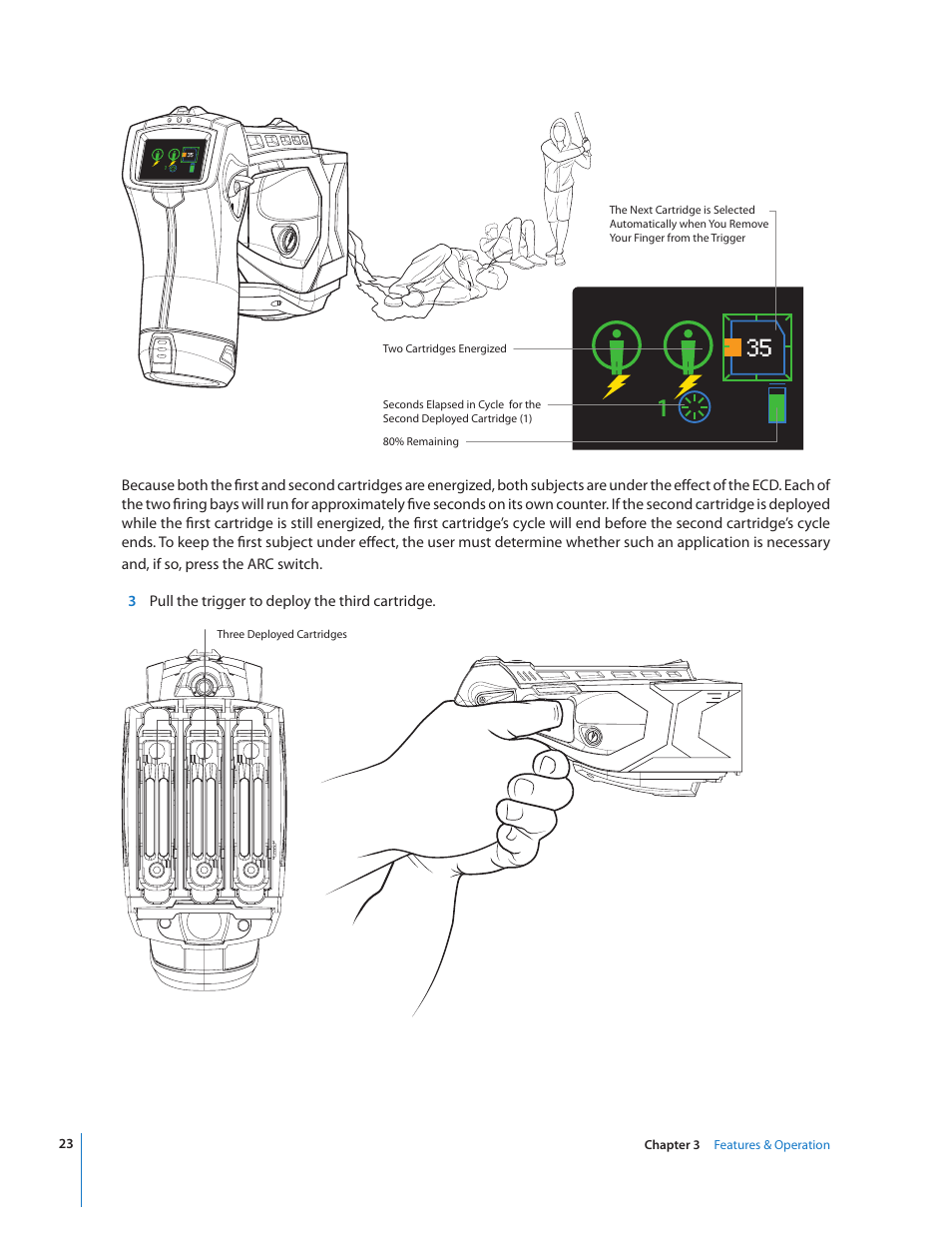 Taser X3 User Manual | Page 23 / 63