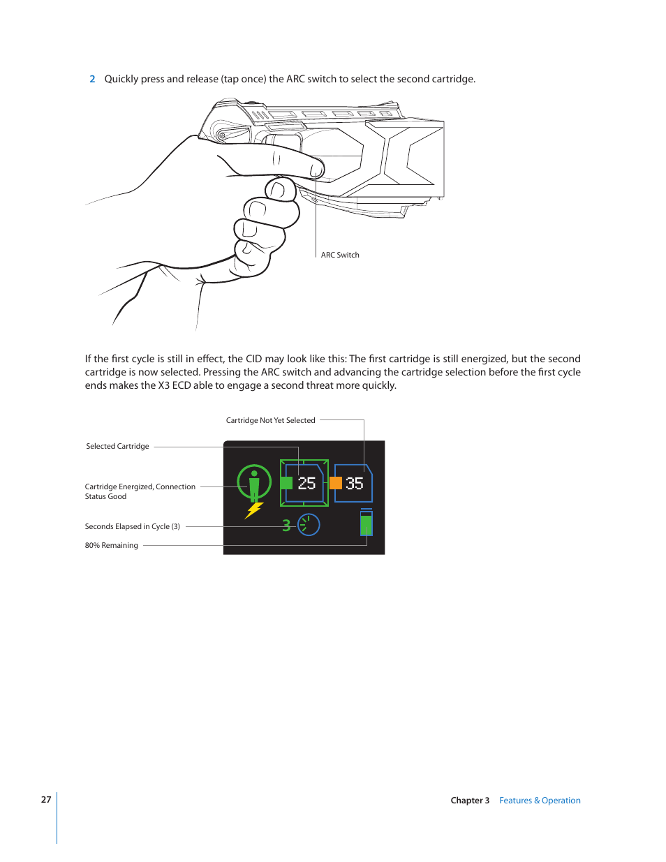 Taser X3 User Manual | Page 27 / 63