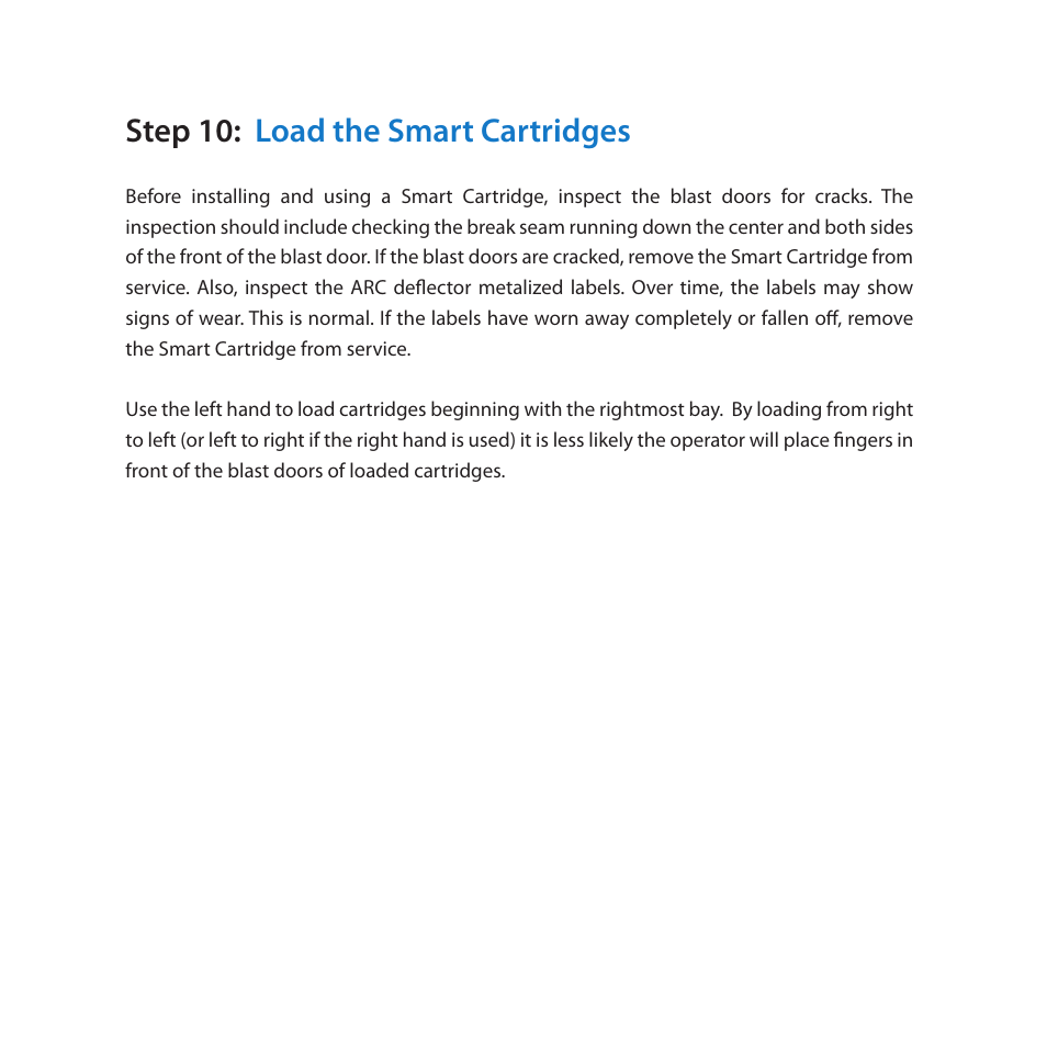 Step 10: load the smart cartridges | Taser X3 User Manual | Page 13 / 20