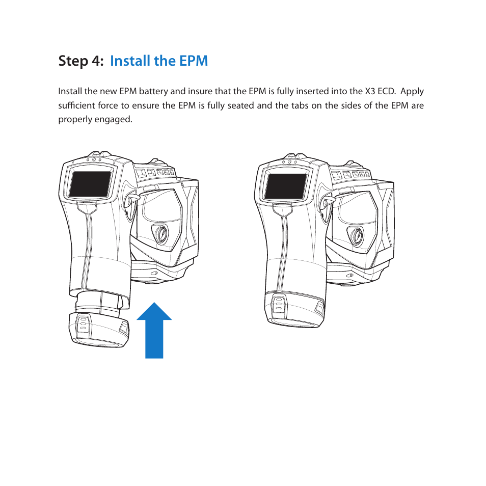 Step 4: install the epm | Taser X3 User Manual | Page 7 / 20