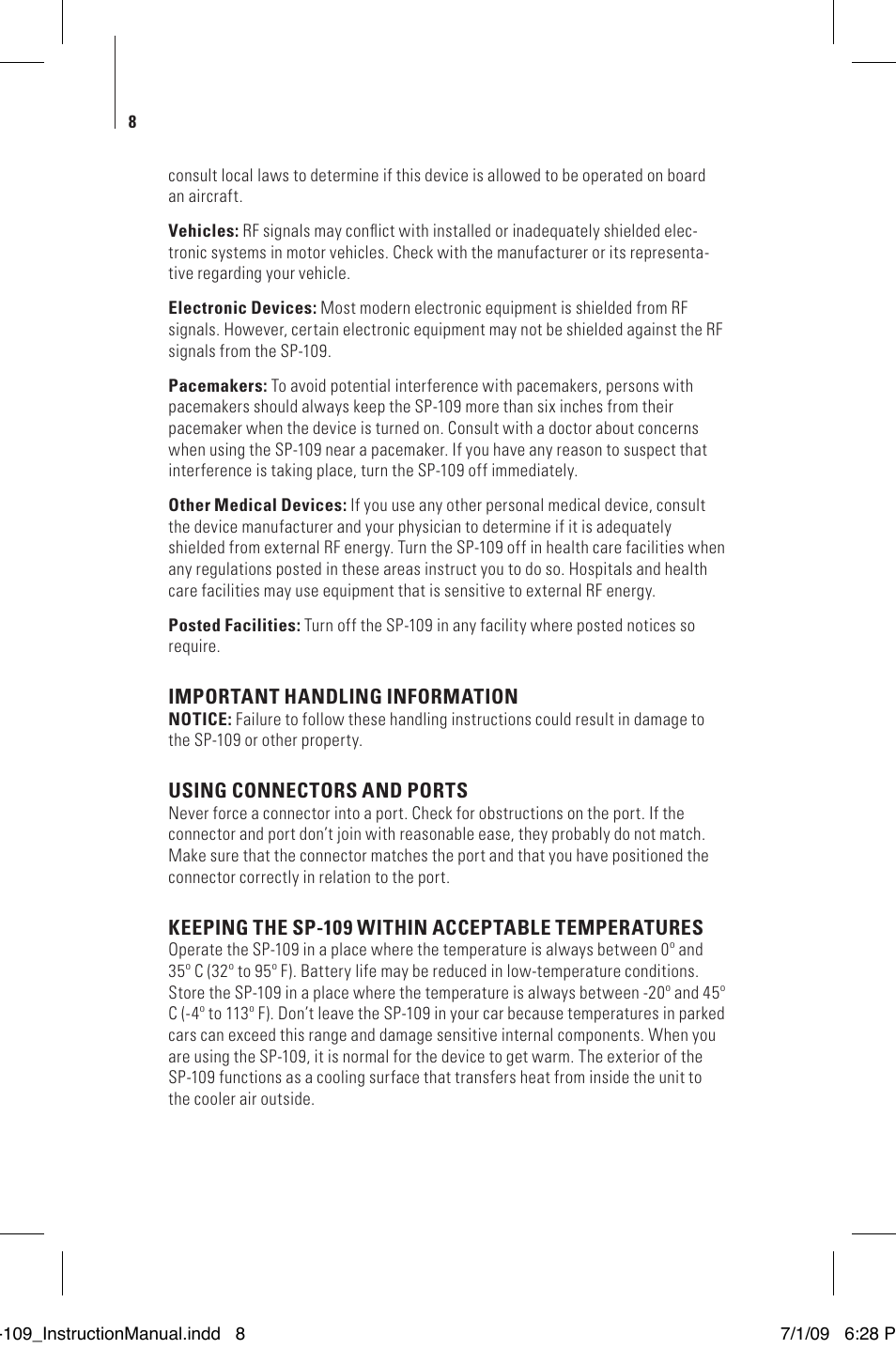 Tenqa SP-109 User Manual | Page 10 / 16