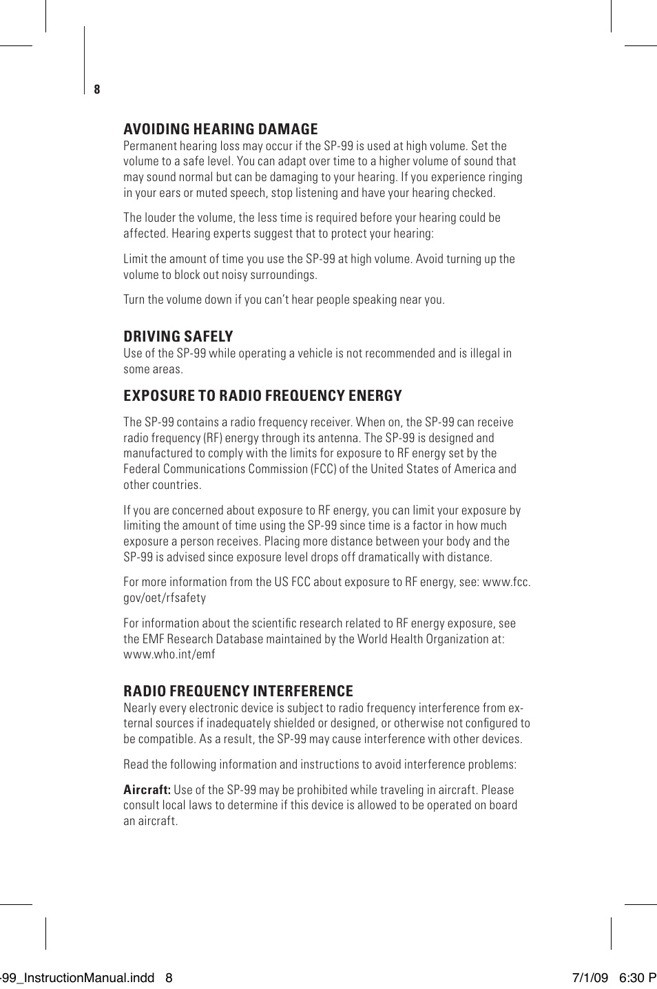 Tenqa SP-99 User Manual | Page 10 / 16
