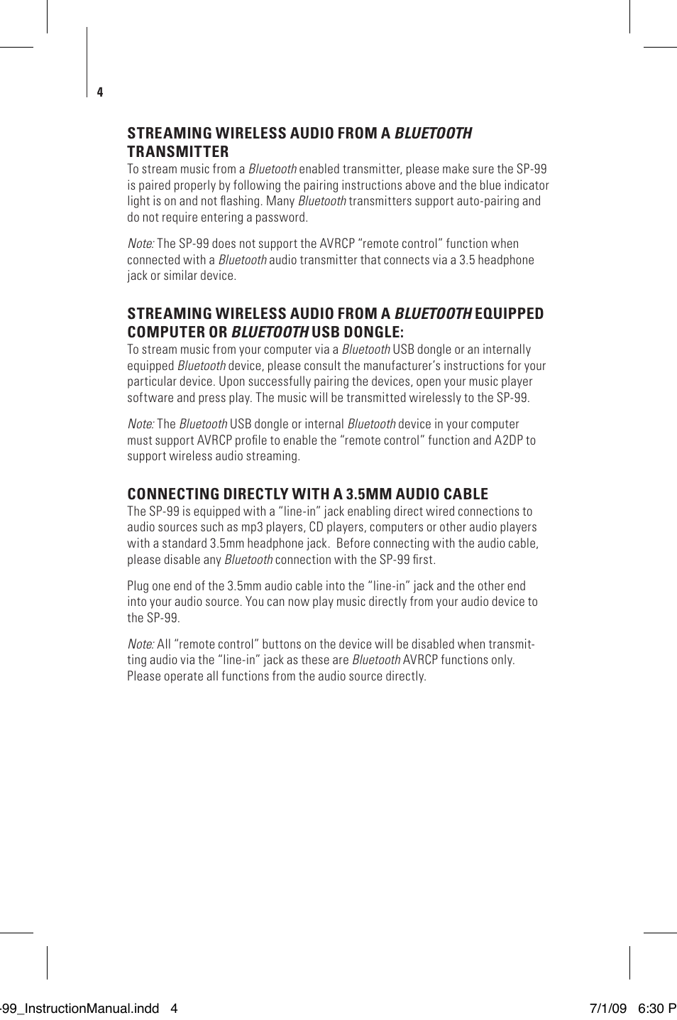 Tenqa SP-99 User Manual | Page 6 / 16