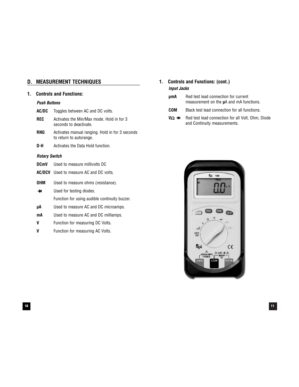 Test Products International 126 User Manual | Page 11 / 28