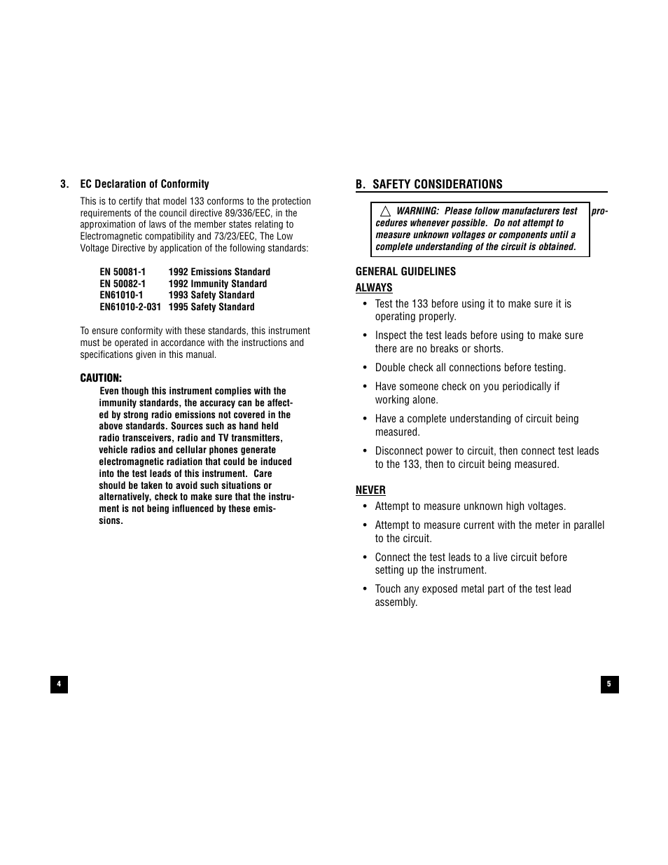 Test Products International 133 User Manual | Page 4 / 24