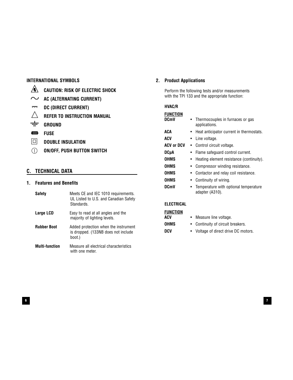 Test Products International 133 User Manual | Page 6 / 24
