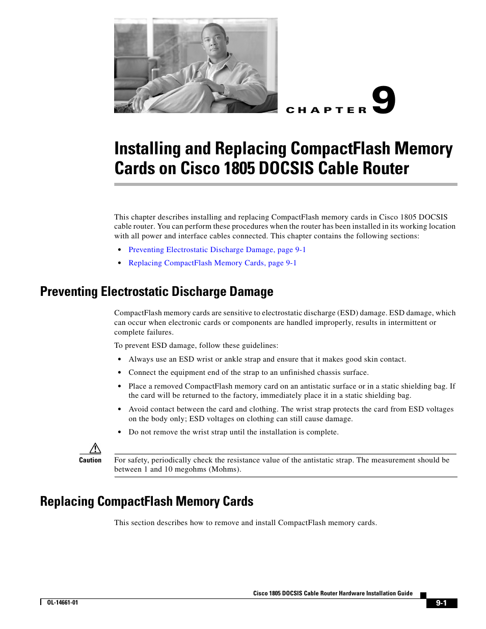 Cisco 1805 DOCSIS User Manual | 4 pages