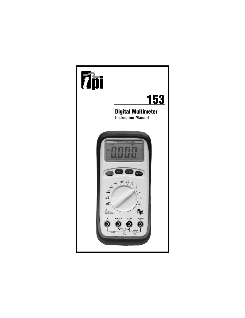Test Products International 153 User Manual | 28 pages