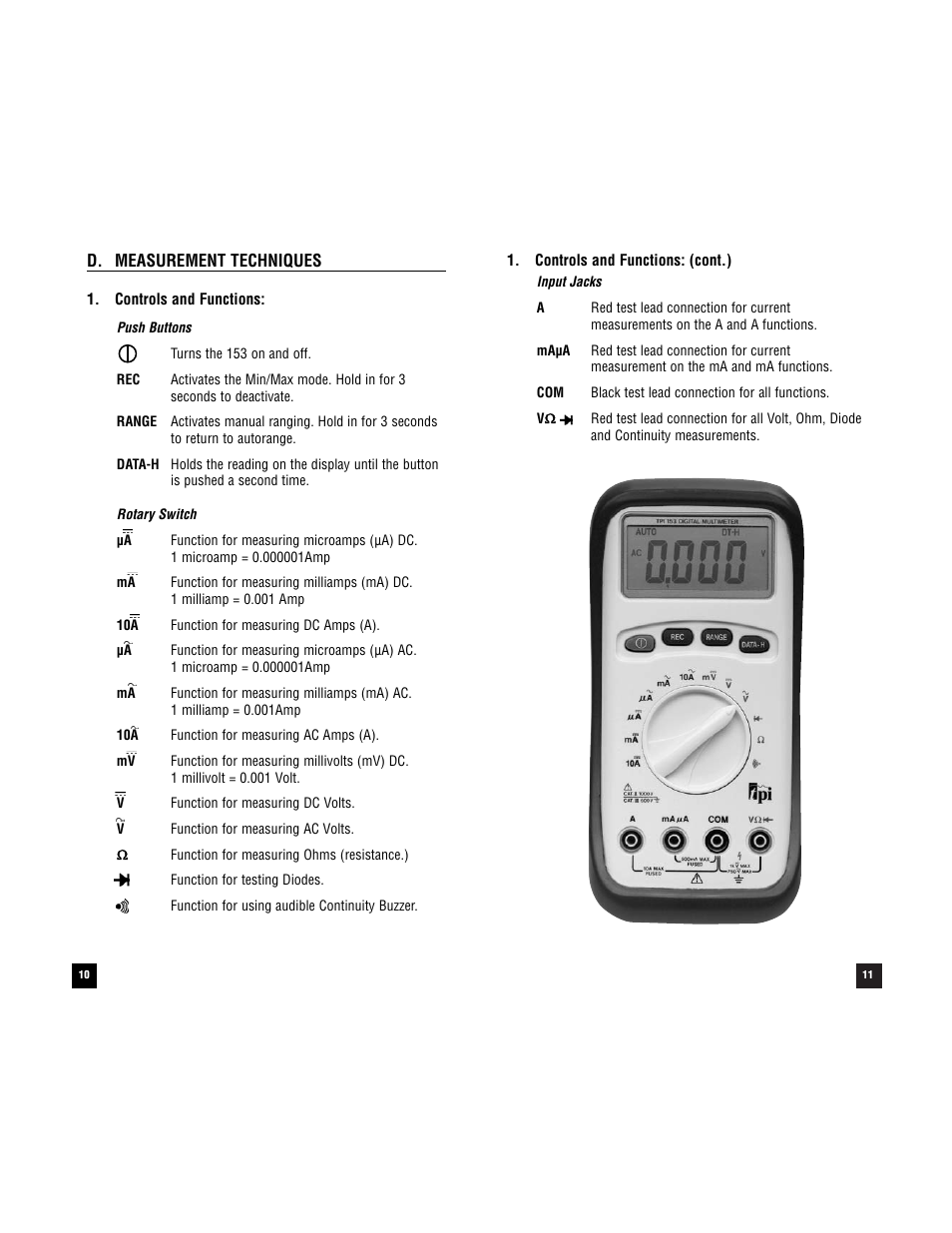 Test Products International 153 User Manual | Page 10 / 28