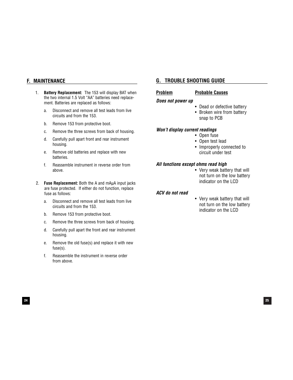 Test Products International 153 User Manual | Page 25 / 28