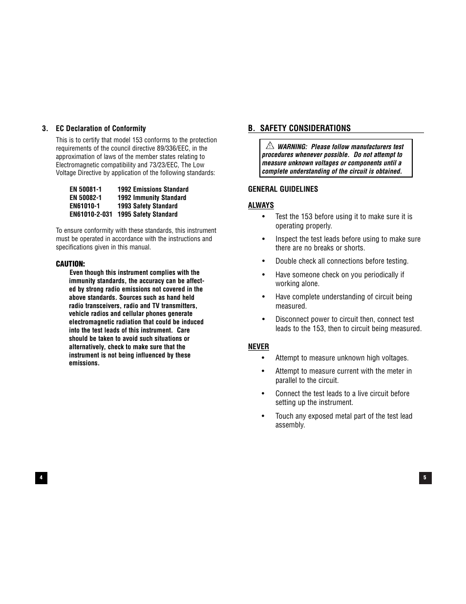 Test Products International 153 User Manual | Page 5 / 28