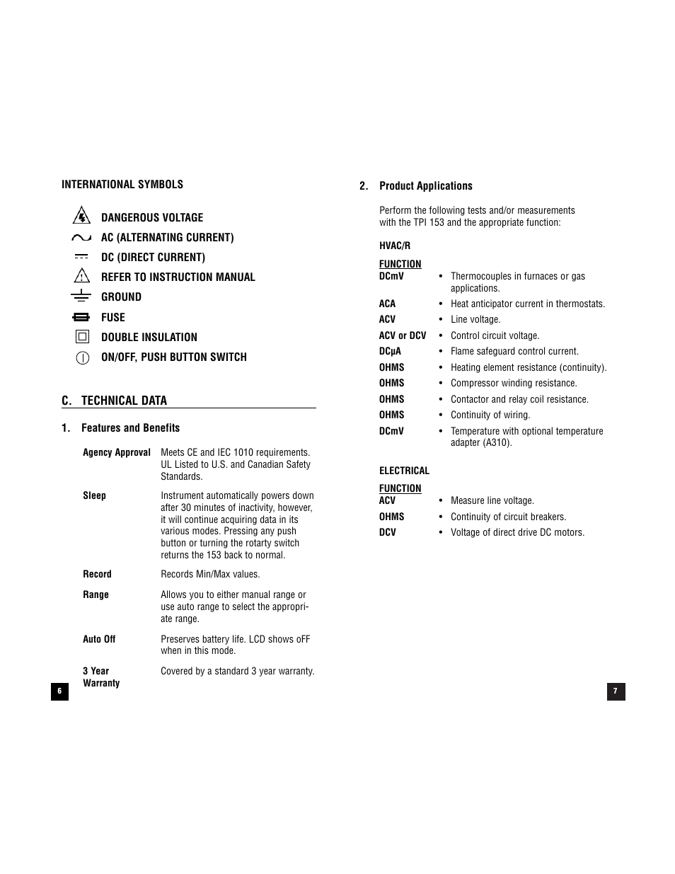 Test Products International 153 User Manual | Page 7 / 28